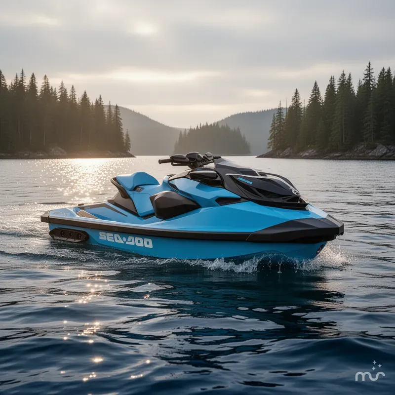 Slide: The Image of Sea-Doo RXP-X™ 325 Tech, BRP Premium A, iBR Gulfstream Blu 2026 - 4