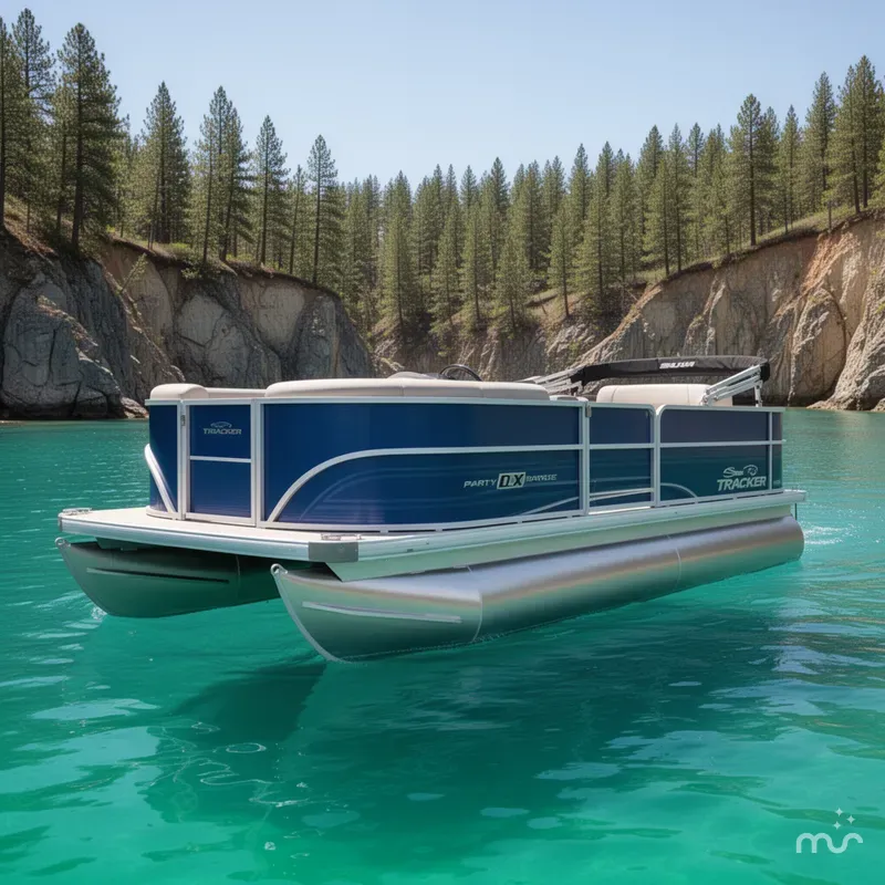 The Image of Sun Tracker Party Barge 16 DLX 2026 - 0