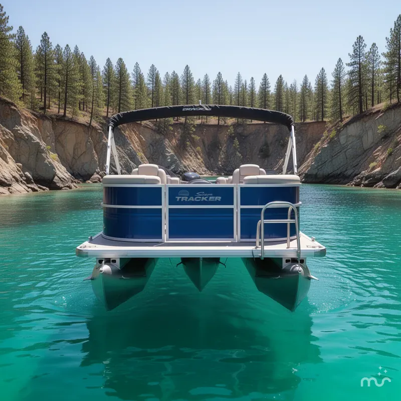 Slide: The Image of Sun Tracker Party Barge 16 DLX 2026 - 3