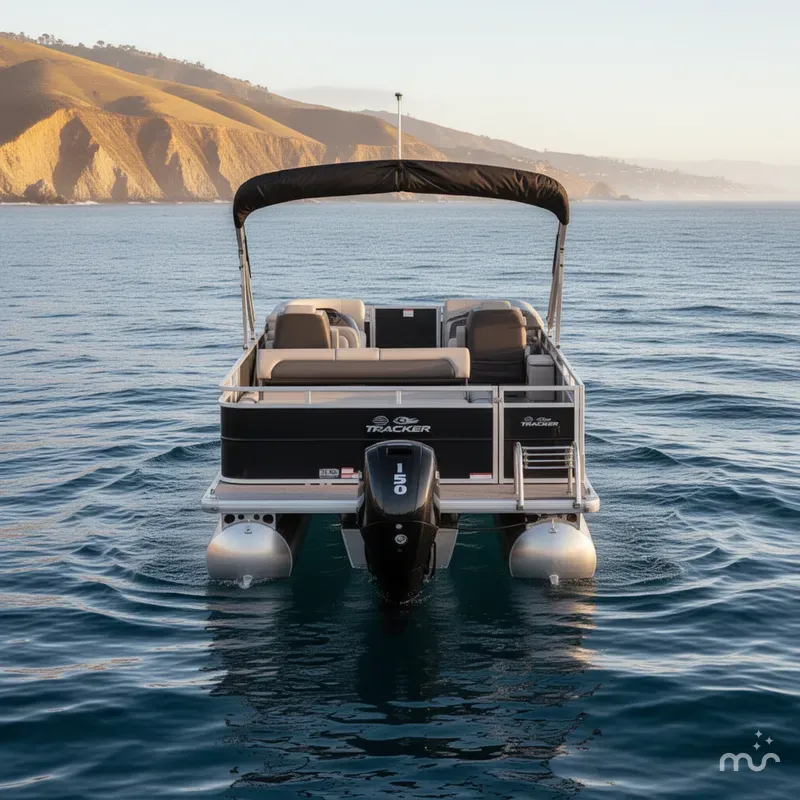 Slide: The Image of Sun Tracker Party Barge 22 RF DLX 2026 - 2