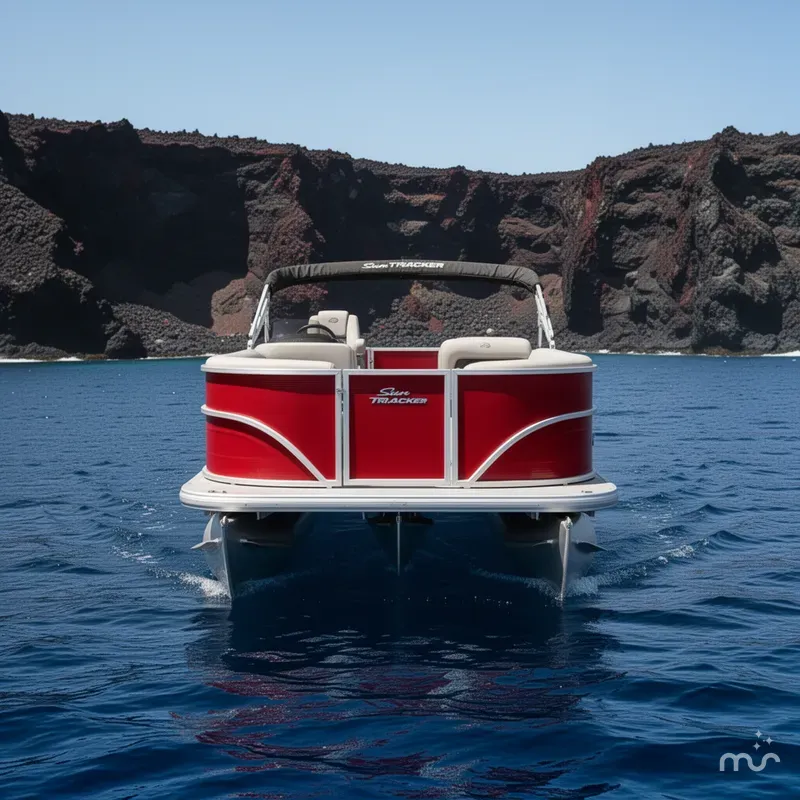 Slide: The Image of Sun Tracker Party Barge 16 DLX 2026 - 3