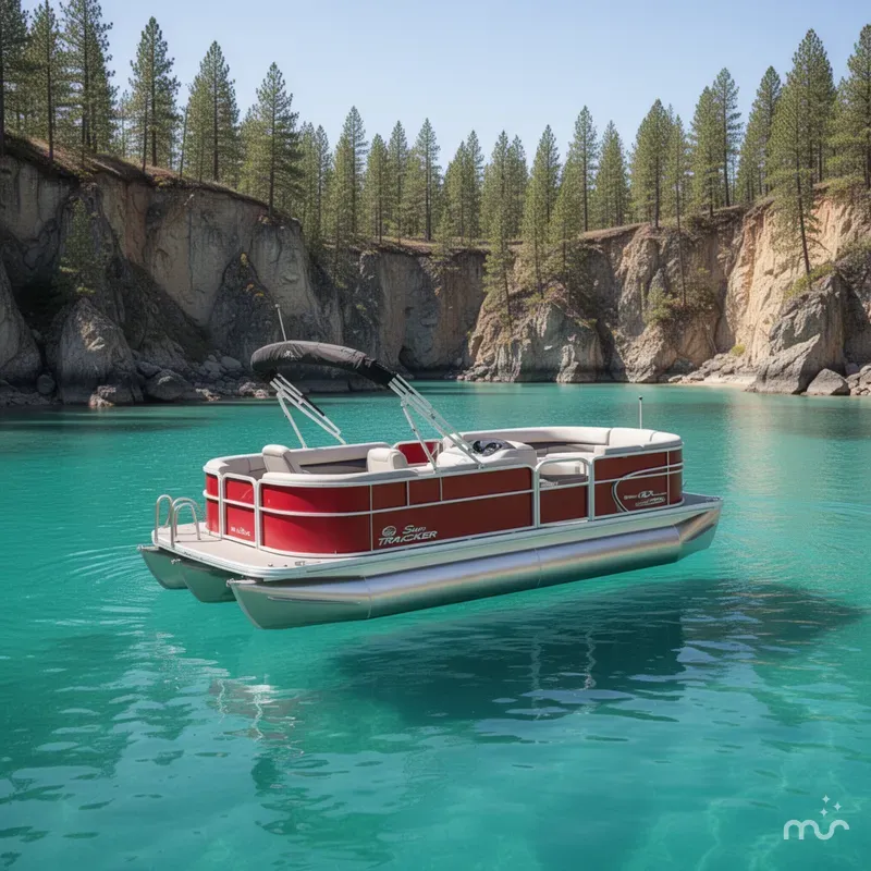 The Image of Sun Tracker Party Barge 18 DLX 2026 - 0