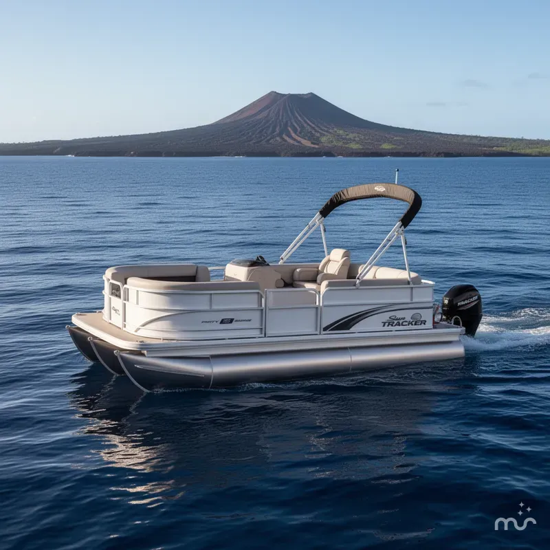 The Image of Sun Tracker Party Barge 16 DLX 2026 - 0