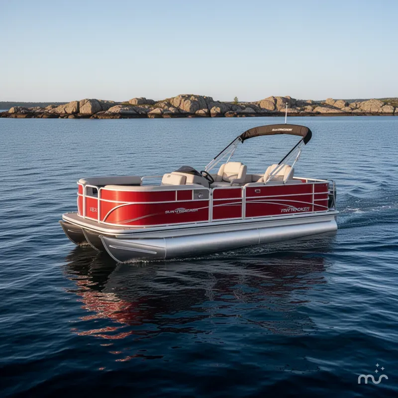 The Image of Sun Tracker Party Barge 18 DLX 2026 - 0