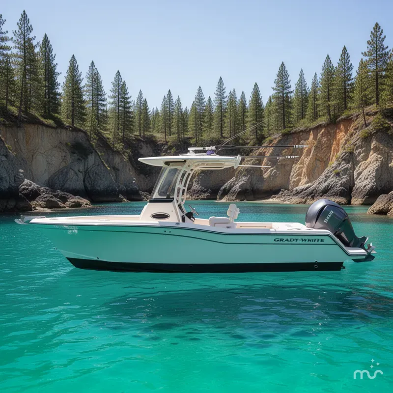 Slide: The Image of Grady-White Fisherman 236 2023 - 2