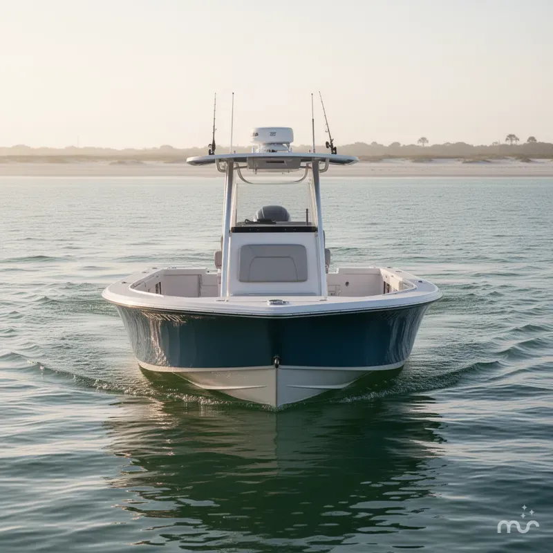 Slide: The Image of Sportsman Masters 247OE Bay Boat 2025 - 2