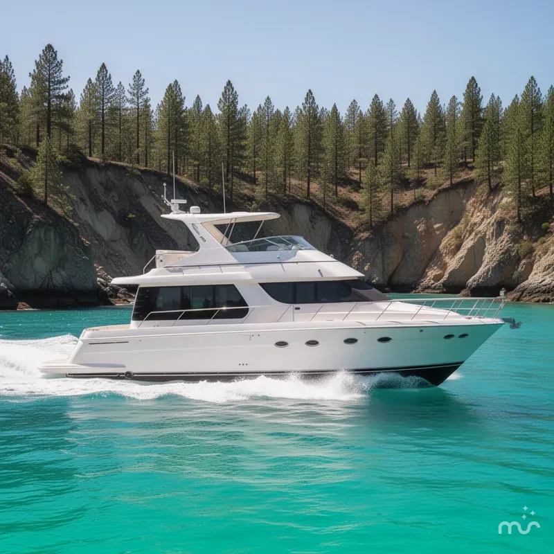Slide: The Image of Carver Yachts 530 Voyager Pilothouse 2003 - 4