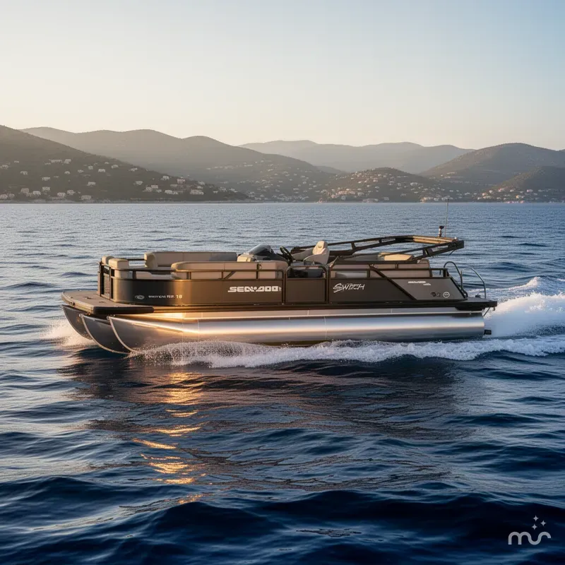 The Image of Sea-Doo Switch Fish™ 18 - 230 Hp Galvanized 2026 - 0