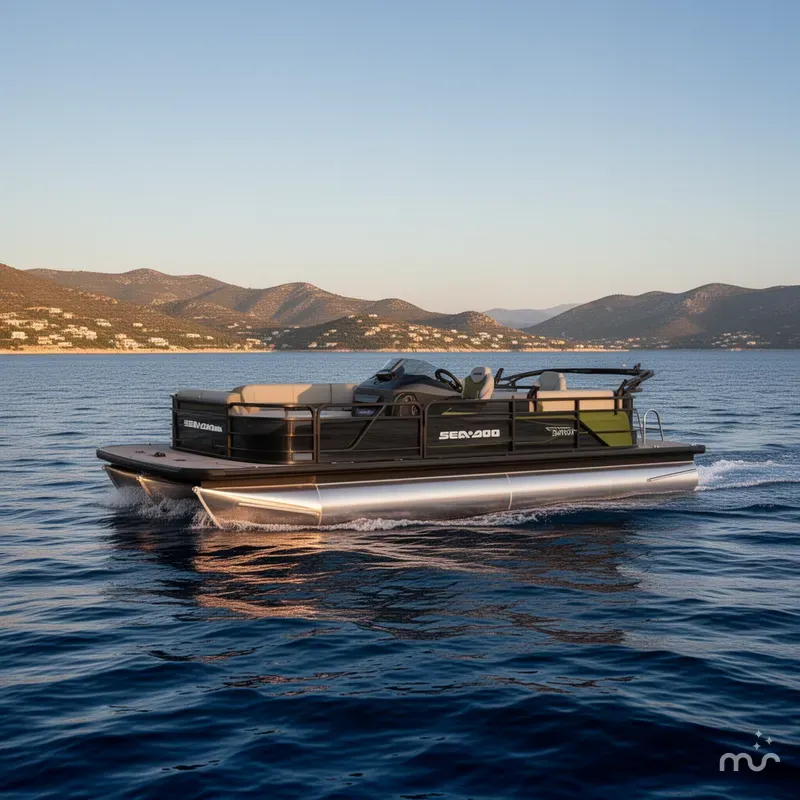 Slide: The Image of Sea-Doo Switch Fish™ 18 - 230 Hp Galvanized 2026 - 2