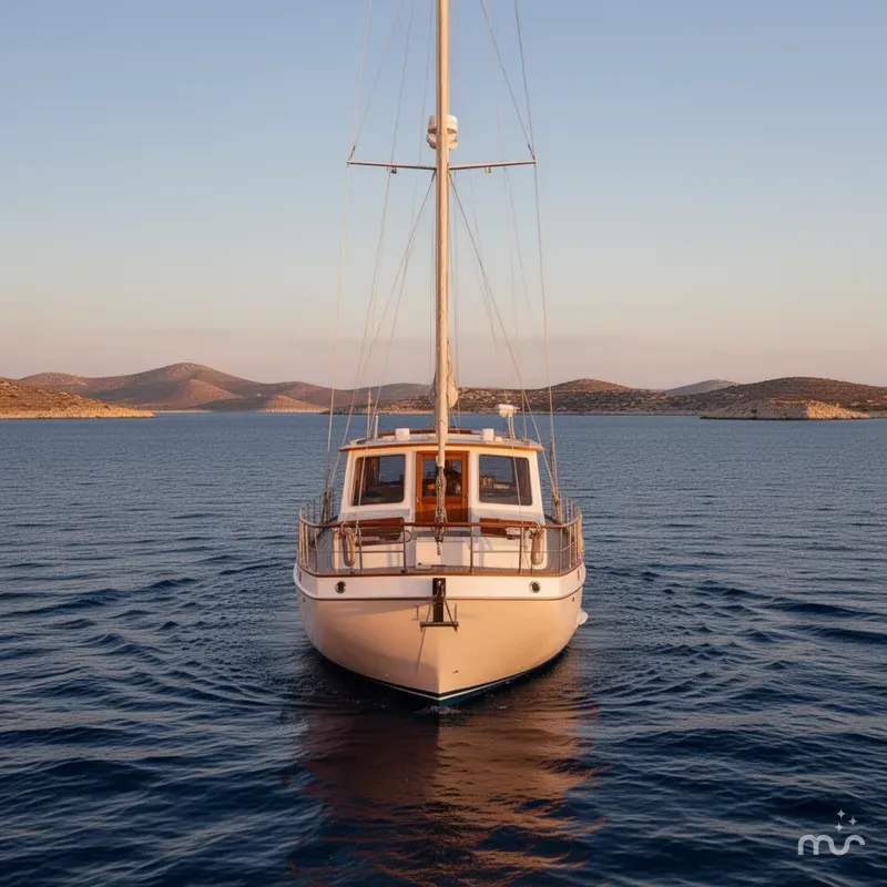 Slide: The Image of Benford Custom Pilothouse Cutter 1995 - 3