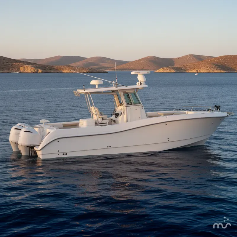 Slide: The Image of World Cat 320 Center Console 2014 - 2