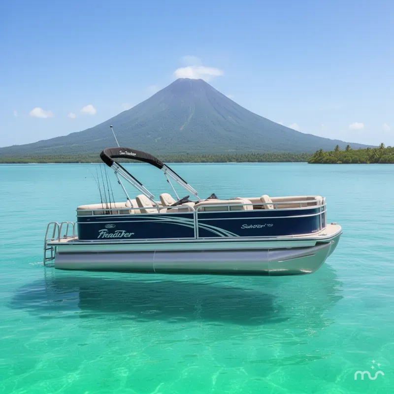 Slide: The Image of Sun Tracker Fishin' Barge 20 DLX 2026 - 2