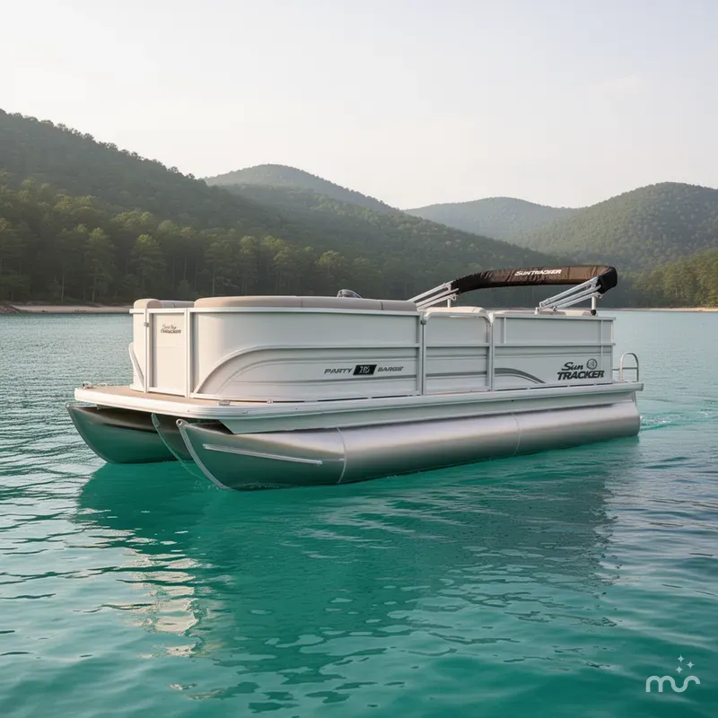 The Image of Sun Tracker Party Barge 16 DLX 2026 - 0