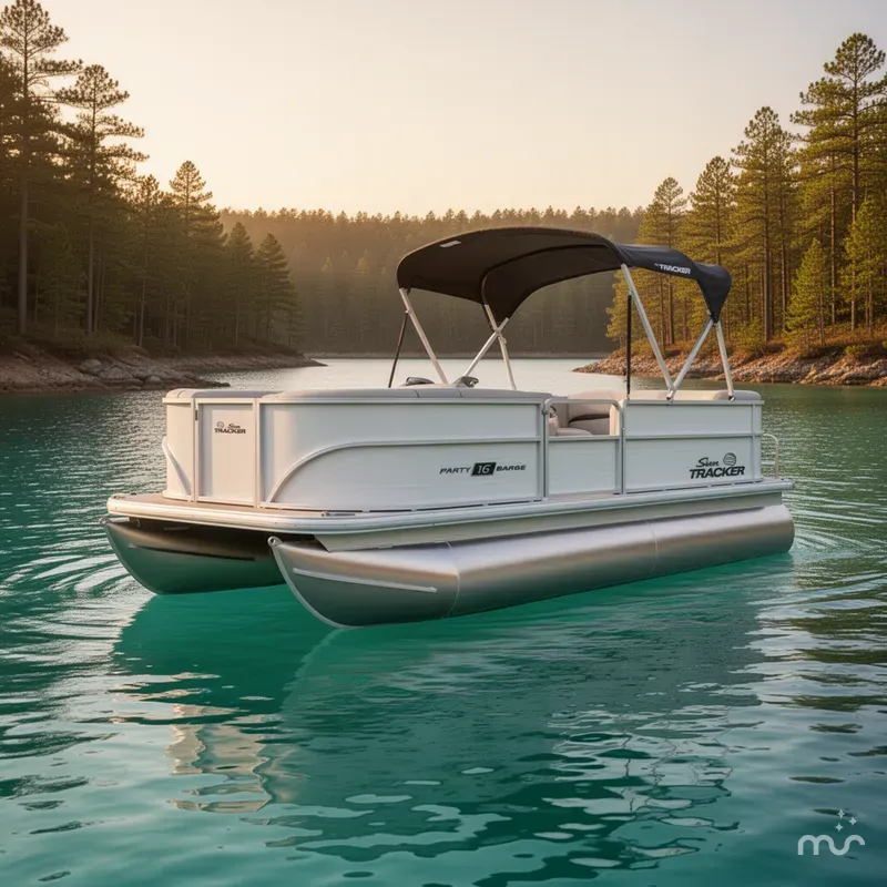 The Image of Sun Tracker Party Barge 16 DLX 2026 - 0