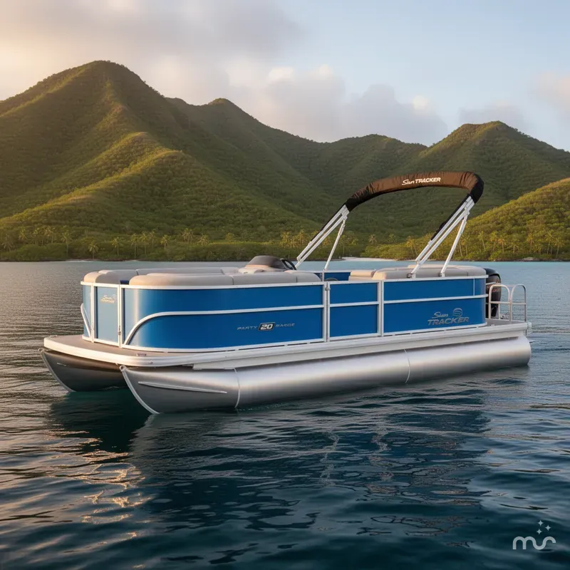 The Image of Sun Tracker Party Barge 20 DLX 2026 - 0