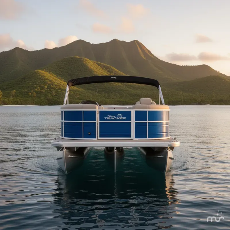 Slide: The Image of Sun Tracker Party Barge 20 DLX 2026 - 3