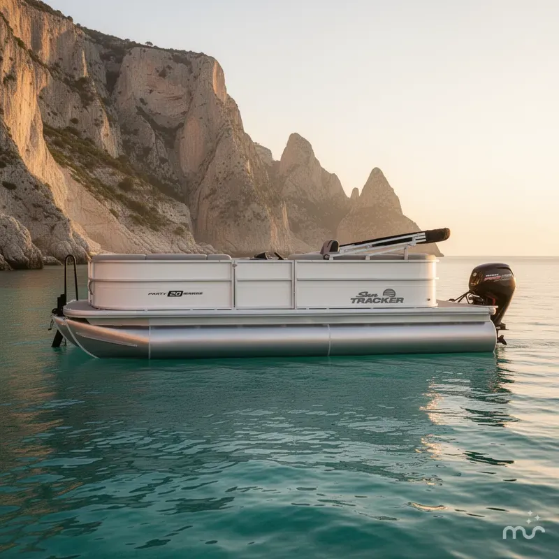 Slide: The Image of Sun Tracker Party Barge 20 DLX 2026 - 2