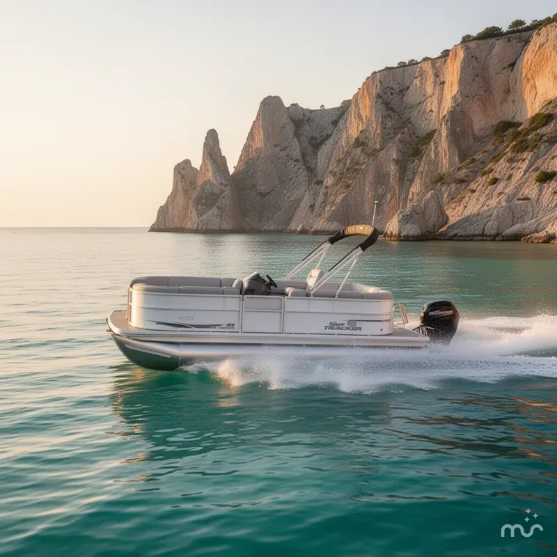 Slide: The Image of Sun Tracker Party Barge 20 DLX 2026 - 4
