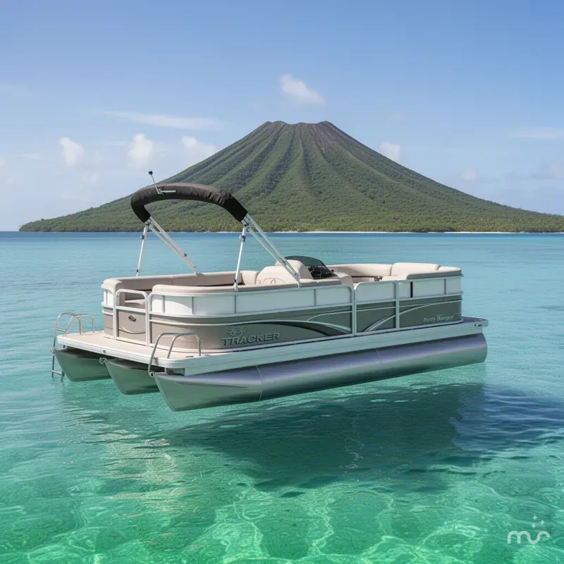 The Image of Sun Tracker Party Barge 16 DLX 2026 - 0