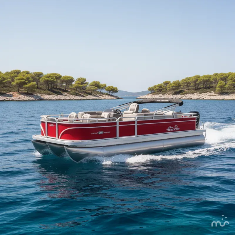 Slide: The Image of Sun Tracker Fishin' Barge 22 DLX 2026 - 4