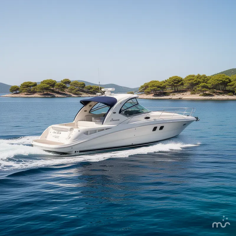 Slide: The Image of Sea Ray 380 Sundancer 2008 - 2