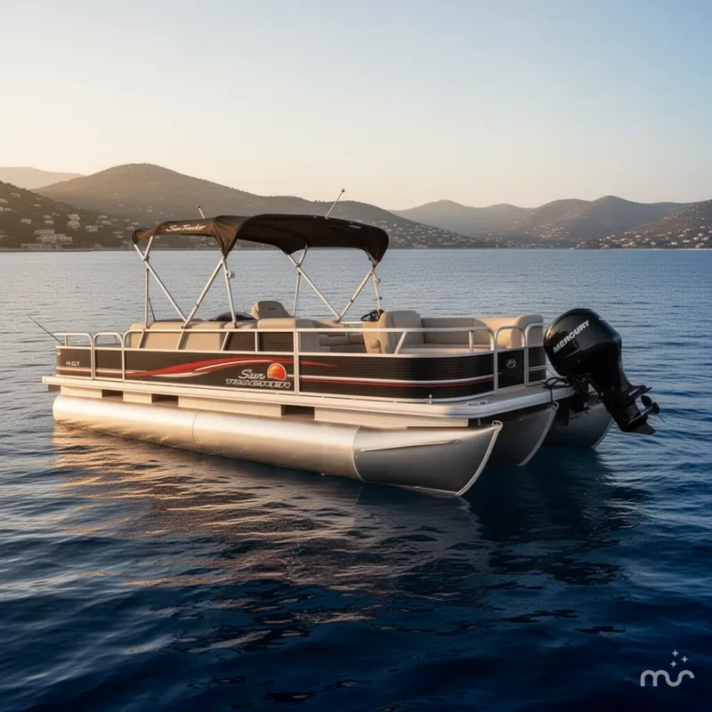 The Image of Sun Tracker Fishin' Barge 24 DLX 2011 - 0