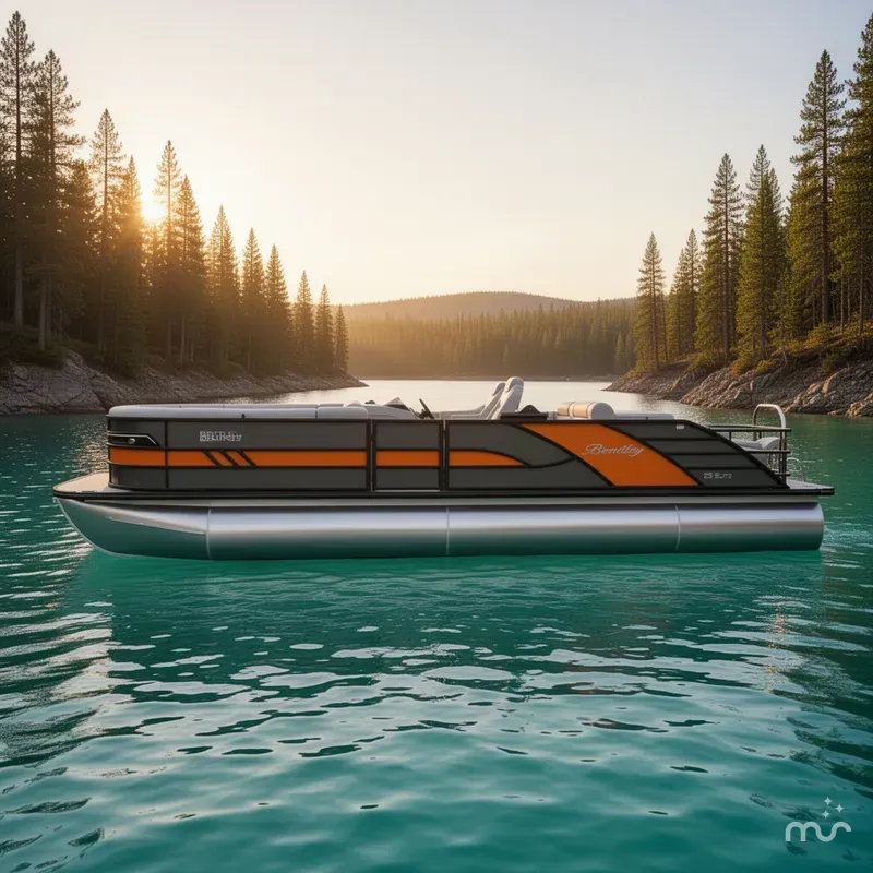 Slide: The Image of Bentley Pontoons Elite 253 Swingback 2026 - 2