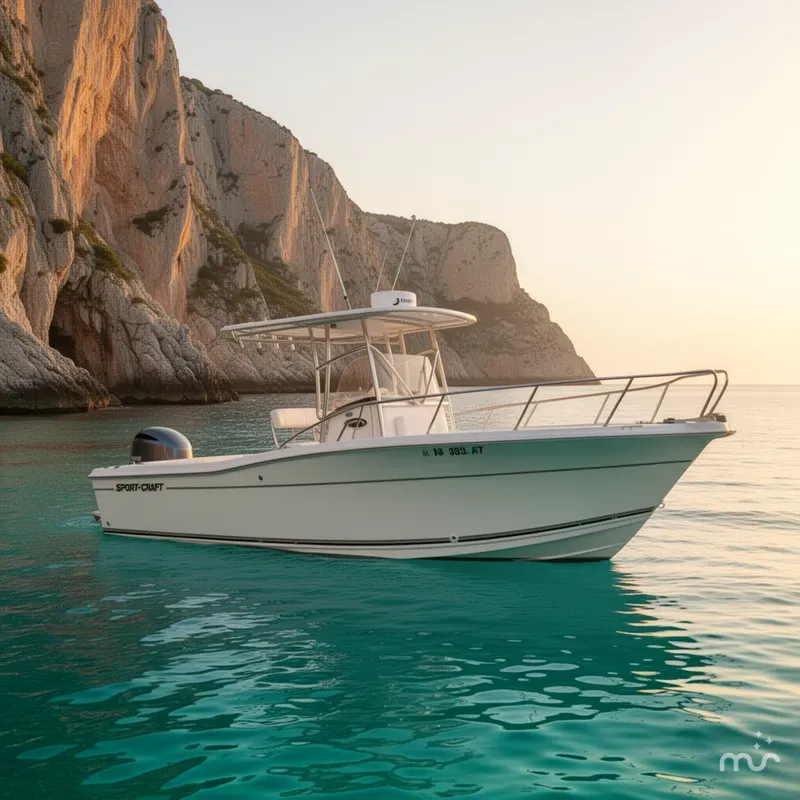 Slide: The Image of Sport-Craft 240 Center Console 2000 - 2