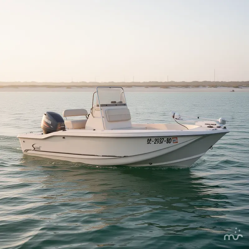 Slide: The Image of Scout 172 Sportfish Yamaha 90 1998 - 0