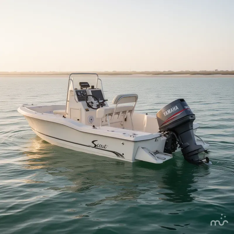 Slide: The Image of Scout 172 Sportfish Yamaha 90 1998 - 1