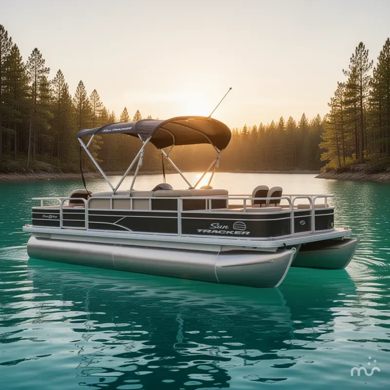 The Image of Sun Tracker Fishin' Barge 22 DLX 2017 - 0