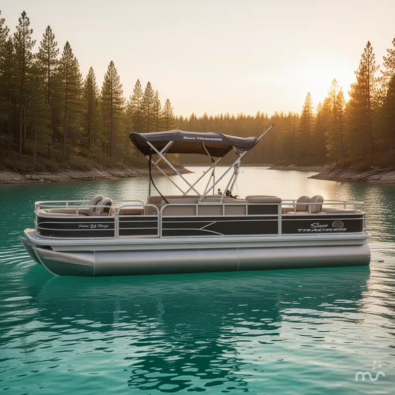 Slide: The Image of Sun Tracker Fishin' Barge 22 DLX 2017 - 2