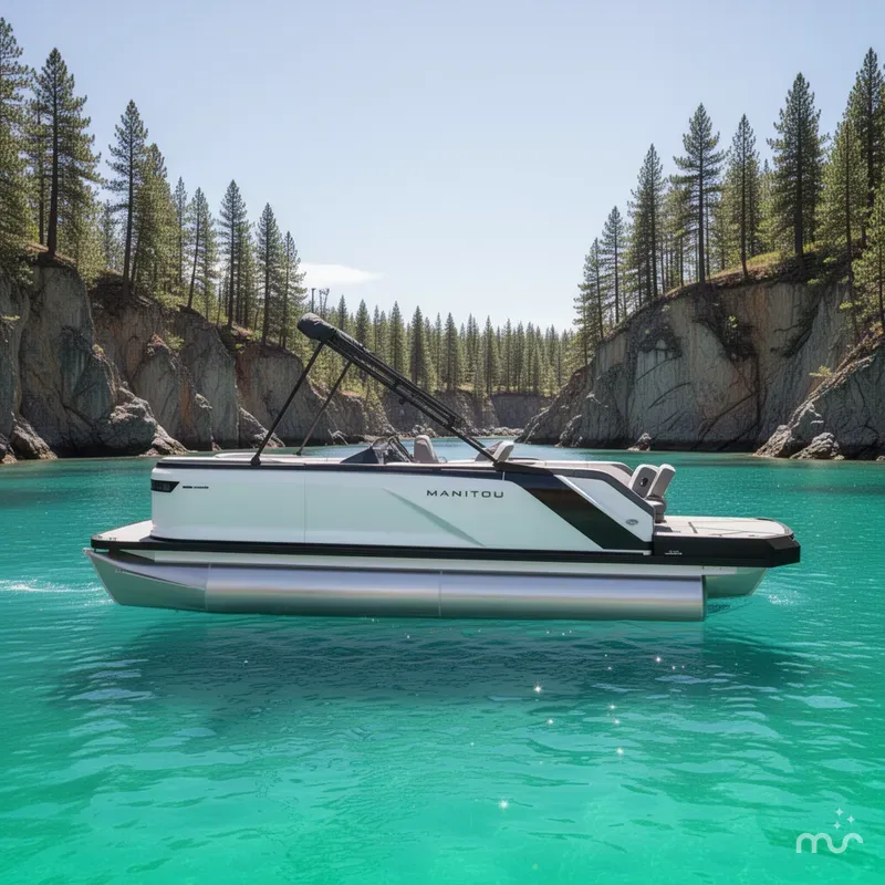 Slide: The Image of Manitou Cruise 20 Max Bench 2025 - 2
