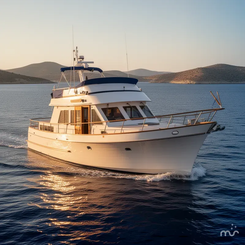 The Image of Ocean Alexander 38 Double Cabin 1984 - 0