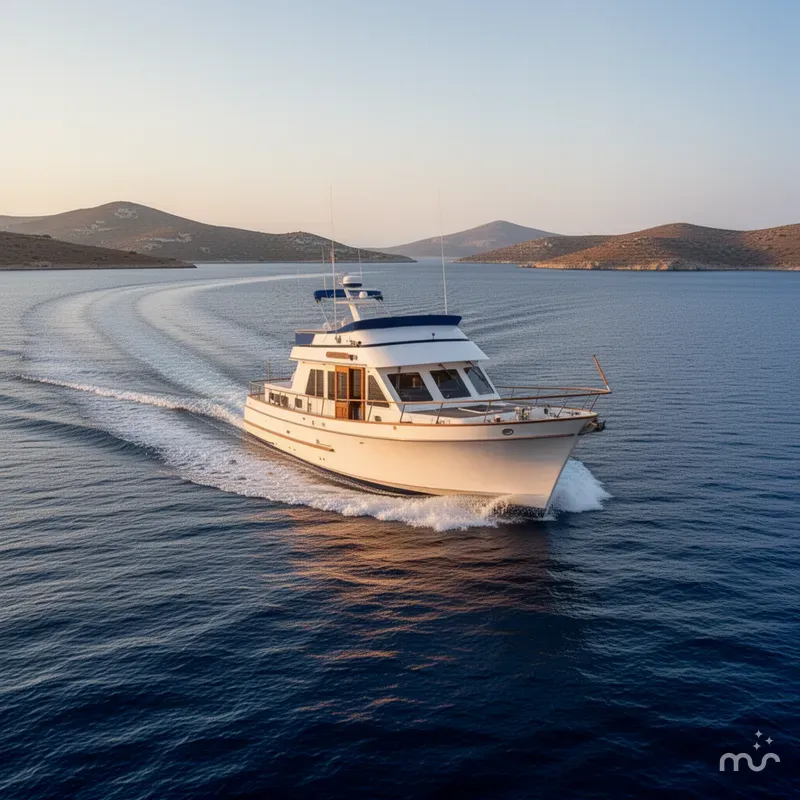 Slide: The Image of Ocean Alexander 38 Double Cabin 1984 - 2