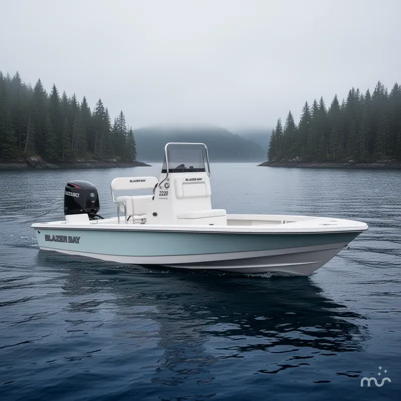 Slide: The Image of Blazer Bay Boat 2220 Fisherman 2024 - 2