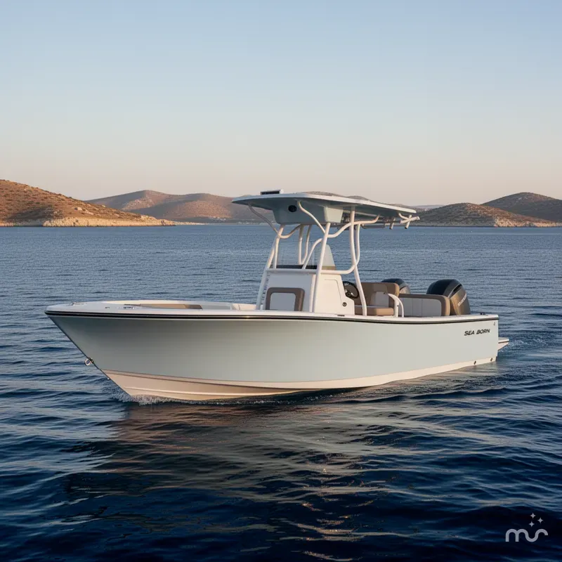 Slide: The Image of Sea Born LX24 Center Console 2024 - 2