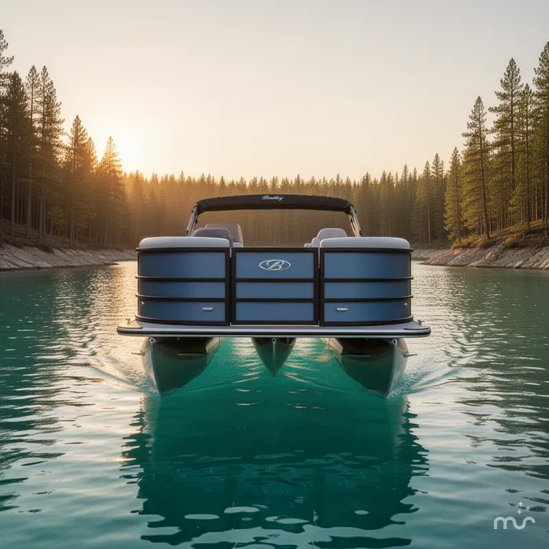 Slide: The Image of Bentley Pontoons Legacy Navigator 220 2026 - 1