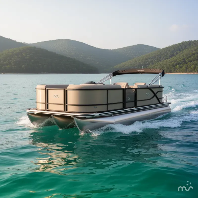 Slide: The Image of Bentley Pontoons LE Cruise 180 2026 - 1