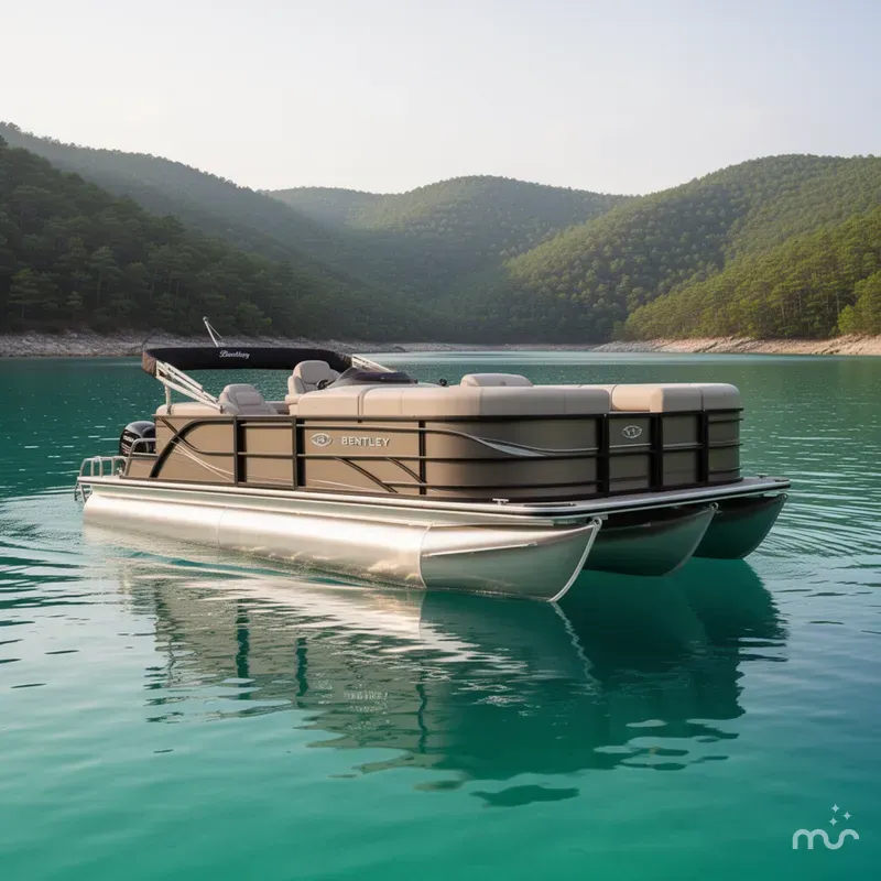 Slide: The Image of Bentley Pontoons LE Cruise 180 2026 - 2