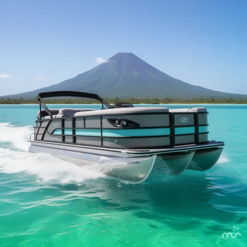 Slide: The Image of Bentley Pontoons Legacy Swingback 223 2026 - 2