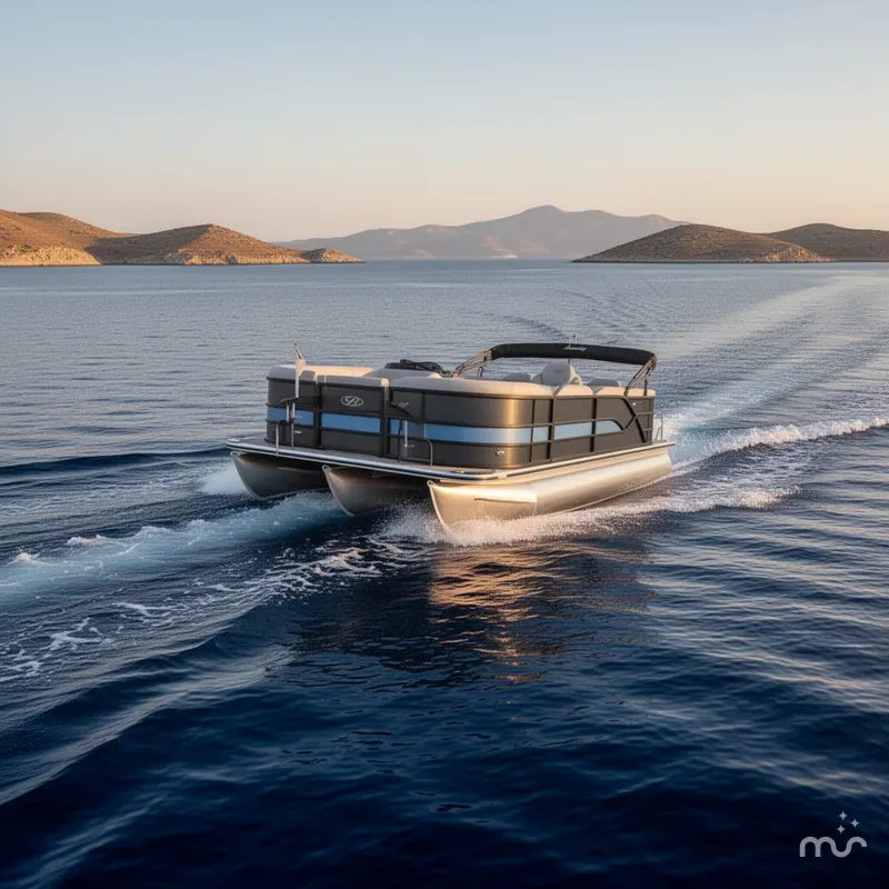 Slide: The Image of Bentley Pontoons Legacy Navigator 223 2026 - 2