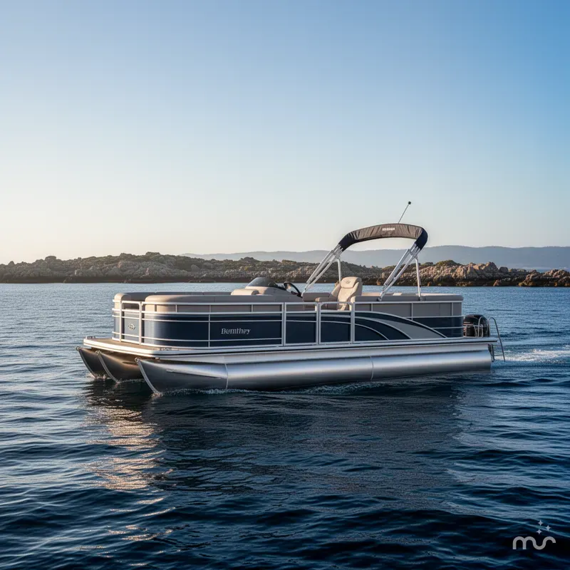 Slide: The Image of Bentley Pontoons Legacy Navigator 223 2026 - 1