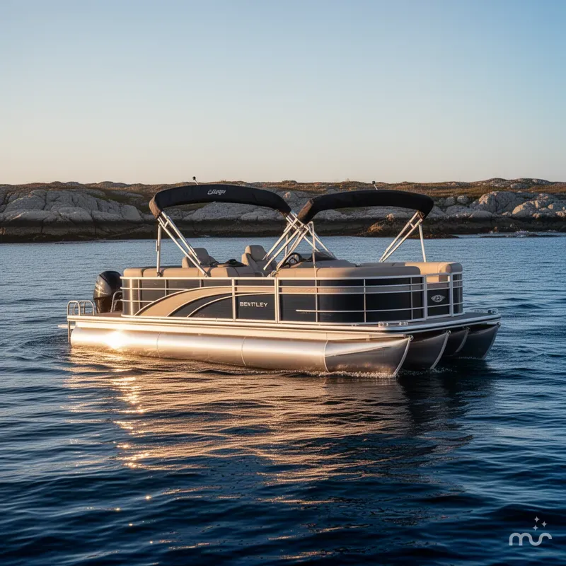 Slide: The Image of Bentley Pontoons Legacy Navigator 223 2026 - 2