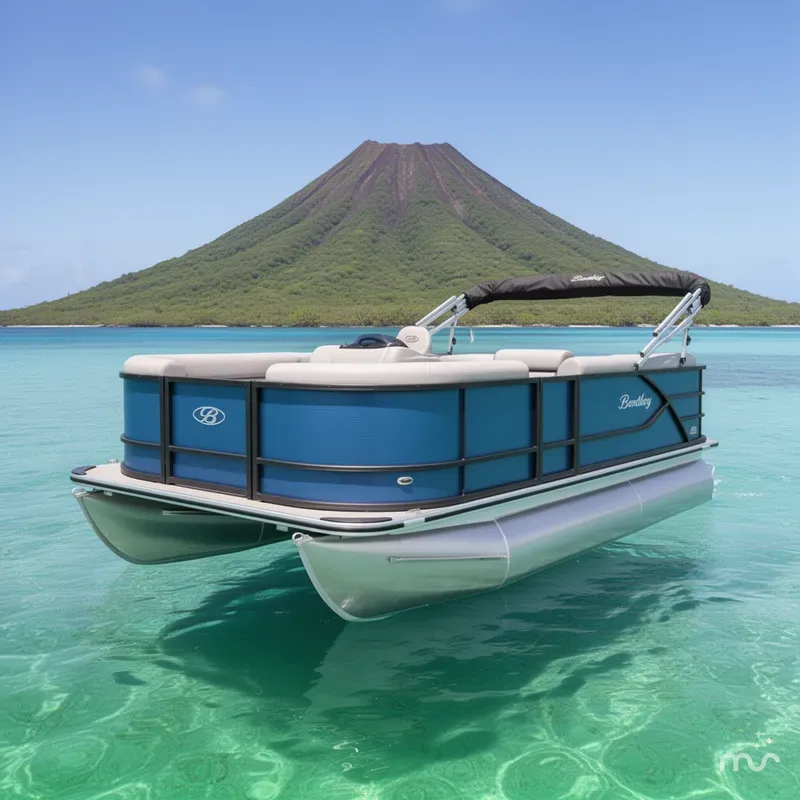 Slide: The Image of Bentley Pontoons LE Cruise 160 2026 - 2