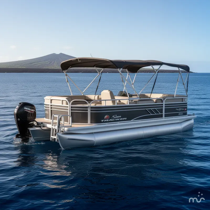 The Image of Sun Tracker Party Barge 20 DLX 2021 - 0
