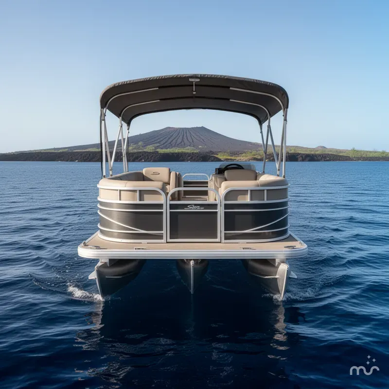 Slide: The Image of Sun Tracker Party Barge 20 DLX 2021 - 3