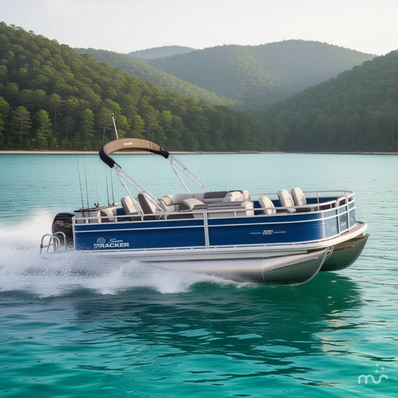 Slide: The Image of Sun Tracker Fishin' Barge 20 DLX 2026 - 4