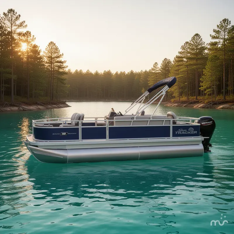Slide: The Image of Sun Tracker Bass Buggy 18 DLX 2026 - 2