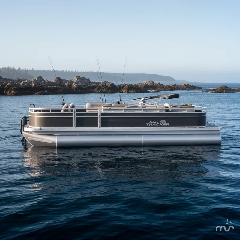 Slide: The Image of Sun Tracker Fishin' Barge 22 DLX 2026 - 2